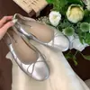 Zapatos de Tacón Bajo con Lazo First Encounter Season 2026 Nuevos Versátiles para el Trabajo Plisados Puntera Cuadrada Estilo Dulce Tacones de Ballet