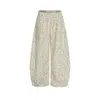 Pantalones de pierna ancha con estampado de lunares y estrellas estilo americano para mujer, holgados y adelgazantes, versátiles, con un ambiente relajado y casual, adecuados para bailar