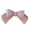 Corea del Sur Nuevo Estilo Elegante Dulce Corazón de Niña Pinza para el Cabello con Lazo Rosa Pinza de Pato Linda Pinza para Flequillo Tocado Accesorios para el Cabello
