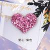 Amor brillante estrella de cinco puntas accesorios carcasa de teléfono móvil material diy accesorios para niños cuerda para el cabello accesorios para tarjetas de pastel