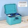Caixa de Remédios Pequena Plástica Multicamadas Caixa de Armazenamento de Remédios Doméstica Caixa de Remédios Doméstica Grande Capacidade Kit Pequeno de Primeiros Socorros Médico