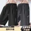 Pantalones Casuales de Seda de Hielo para Hombre Verano Versátil Delgados 2026 Nuevos Holgados Rectos de Secado Rápido Pantalones Cortos Pantalones de Cinco Puntos