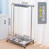 Estante para Trapeador Móvil Estante para Trapeador Escoba Trapeador Herramienta de Limpieza Estante para Acabado de Baño Acero Inoxidable Estante de Almacenamiento