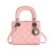 Bolso de moda para mujer estilo Chanel, bolso cruzado brillante para otoño e invierno, bolso de mano minimalista de nicho con diseño acolchado, elegante bolso Lady Dior