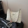Bolso Cruzado de Hombro Único de Moda Versátil para Mujer 2025 con Diseño de Cadena de Diamantes, Bolso de Axila de Gama Alta