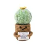 Muñeca de Lana Tejida en Maceta Suculenta de Energía Positiva Muñeca de Girasol en Maceta Tejida a Mano Caliente de Moda Transfronteriza