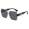 Nuevas gafas de sol de mujer Flash Pearl, gafas de sol resistentes a los rayos UV, gafas de sol de celebridades de Internet retro de moda europea y americana.