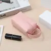Nueva bolsa portátil de PU para labiales, bolsa de maquillaje, mini bolsa de almacenamiento para labiales, joyería, cable de datos y bolsa de almacenamiento para llaves