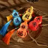 Bolsa de Incienso con Forma de Calabaza, Regalo Pequeño Cultural y Creativo del Festival del Bote del Dragón, Colgante de Bolsa de Incienso Portátil, Regalo Pequeño, Recuerdo Turístico, Accesorio para Coche