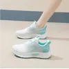 Zapatos Deportivos Nuevos Cuidadosamente Seleccionados para Mujer, Malla Transpirable Suela Suave Zapatos Blancos, Ligeros Antideslizantes Estudiante Casual Zapatos para Correr