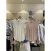 Novo Top de Tricô Sem Mangas com Gola Alta e Fechamento de Botões Estilo Chinês para Mulheres, Novo Design de Verão com Detalhe Vazado, Slim Fit, Camisa Base