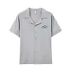 Pijama de Verano para Hombre Cárdigan de Manga Corta de Algodón Amigable con la Piel Transpirable talla extra Pijama de una Pieza para Hombre Suelto de Manga Media Verano