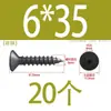 Tornillo autorroscante de cabeza hexagonal avellanada de acero inoxidable 304, grado 8.8, niquelado, M4M5