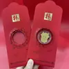 Pegatina Dorada para Teléfono Sobre Rojo Paquete Rojo Pegatina Dorada Pura para Teléfono Año de la Oveja Tener Dinero para Gastar Actividad Creativa de Tráfico para Conducir Regalo Venta al por Mayor