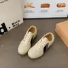 Zapatos Blancos Aumentadores de Altura de Moda Estilo Coreano Suela Gruesa Argan De Xund Zapatos de Mujer 2026 Nuevo Otoño Más Vendidos Zapatos de Tabla para Estudiantes