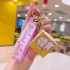 Sanliou Dibujo Animado Mini Cubo de Rubik Llavero al por Mayor Rompecabezas Colgante para Mochila Escolar Joyería Pequeña Llavero para Pareja Colgante