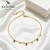 Tobillera Redonda Geométrica con Borla Xuping de Acero Inoxidable Estilo Nicho de Moda Personalidad Estilo Vacaciones de Verano Joyería para el Pie Venta al por Mayor para Mujeres