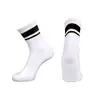 Calcetines Deportivos Rayados Estilo Universitario, Calcetines Casuales, Calcetines de Algodón a Media Pantorrilla, Procesamiento OEM, Venta al por Mayor desde Una Pieza, Listos para Enviar