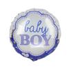 Globo de aluminio de 18 pulgadas y 1 año en forma de corazón con forma de estrella de cinco puntas. Es un globo de papel de aluminio para niño o niña.