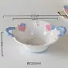 Nuevo Lindo Juego de Plato y Tazón de Cerámica 2026 para Uso Doméstico, Vajilla de Alto Valor, Tazones, Platos, Platos de Postre, Tazones para Arroz, Tazones para Sopa