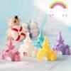 Acessórios de Resina Castelo de Princesa Acessórios de Cola Creme Almofada de Tinta para os Pés Caixa de Papelaria DIY Acessórios de Joias para Meninas