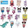 Wj Weijie Bola Bobo Boneca Animal de Desenho Animado Bola de Filme de Alumínio Decoração Bola-Dentro-de-Bola Atmosfera de Aniversário Balão de E-commerce Transfronteiriço