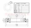 Fabricante 010 rolamento de giro sem dentes pequeno rolamento de pressão rotativo base suporte de giro conjunto de mesa giratória de direção