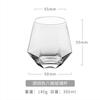 Tetera de Vidrio para Agua Fría Hogareña Hexagonal Diamante Jarra de Agua para Jugos Vaso para Jugos Colorido Galvanizado Juego de Vasos de Agua Frío