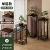 Soporte para Flores para Sala de Estar, de Pie, Modelo Nuevo, Estante de Flores de Múltiples Niveles para Interiores, Soporte para Flores para Oficina Balcón, Soporte para Flores de Madera Maciza
