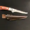 Cuchillo de Carnicero Forjado, Cuchillo para Huesos de Acero Inoxidable, Cuchillo para Cortar Carne con Cabeza de Acero Tallada, Cuchillo Pelador, Cuchillo para Sacrificar Cerdos, Cuchillo Divisor