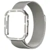 Adecuado para Apple iWatch 10m Lanis Funda para Reloj Incrustada de Diamantes S11/12 Correa de Reloj Metálica Ultra4