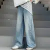 Jeans de Primavera y Otoño para Niñas 2026 Nueva Moda Estilo Coreano Tendencia Jeans Bordados con Corazón para Niños Mayores
