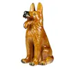 Perro de Cerámica Tang Sancai Adornos de Perro Perro del Zodiaco Decoraciones para el Hogar Decoración de Vestíbulo Perro Lobo Regalo de Inauguración