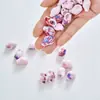 Jingdezhen cerámica joyería accesorios hechos a mano material no se desvanece cuentas de caracol agujero grande cuentas sueltas diy estudiante tejido