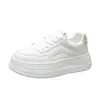 Zapatos Blancos de Suela Gruesa para Aumentar la Altura para Mujer Verano Nuevo Estilo Más Vendido Otoño Versátiles Casuales Deportivos Zapatos de Plataforma Ultraligeros con Suela Suave para Mujer