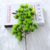 Pinheiro e Cipreste Artificiais Plantas de Jardim de Pinheiro de Boas-Vindas, Galhos Falsos, Agulhas de Pinheiro para Paisagismo, Flores e Folhas Artificiais, Galhos de Pinheiro Bonsai, Árvores Falsas