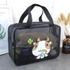 Bolsa de lavagem de malha anti-vazamento Bolsa de banho feminina de grande capacidade Bolsa de banho portátil Cesta de banho de viagem masculina Bolsa de armazenamento para cesta de banho