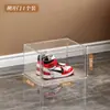 Caja de Zapatos Apertura Magnética Apertura Lateral Acrílico Transparente Almacenamiento de Tenis Uso en Casa Zapatero a Prueba de Polvo en la Entrada Gabinete Duro para Exhibición de Zapatos