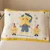 Fronha Infantil 100% Algodão Desenho Animado Gaze Fronha Par Fronha Pacote Único Antiderrapante e Antiquerda