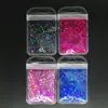 Lentejuelas para uñas tamaño mixto lentejuelas hexagonales láser glitter hexagonal colorido para uñas bolsa 10g transfronterizo