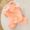 Ropa de invierno para mascotas, conjunto de cuatro patas con forro polar para perros, gatos y perros pequeños, adecuado para otoño, con accesorio para correa, para gatos sin pelo, fábrica de ropa