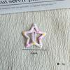 Pasador de estrella de cinco puntas de dopamina clip de estrella lindo para niños clip lateral estilo y2g dulce y picante pasador roto accesorios para el cabello de niña