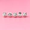 Plata 999 plata esterlina Sanrio kulomi con cuentas con cuentas hecho a mano diy accesorios accesorios pulsera trenzada pulsera joyería