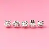 Plata Pura 999 Sanrio Kuromi con Cuentas Hecho a Mano DIY Accesorios Accesorios Pulsera Trenzada Pulsera Joyería