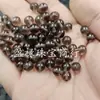 Cuentas Redondas de Obsidiana Helada, Cuentas Sueltas de Jade, Cuentas de Color Té Tipo Hielo, Accesorios para Joyería de Pulseras y Collares DIY, Cuentas de Jade Hechas a Mano