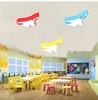 Lámpara de araña LED para jardín de infantes con letras, lámpara personalizada creativa con forma de parque infantil para niños, lámpara de techo para lugar de educación temprana