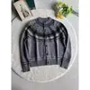 Estilo Old Money Chaqueta de Punto Fair Isle para Hombre Otoño Estilo Étnico Cardigan de Punto Jacquard Punto de Alta Gama