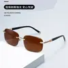 Óculos de Sol Sem Aro Estilo Novo 2026 para Dirigir, Óculos de Sol com Proteção Solar para Homens, Óculos de Sol de Alta Qualidade, Óculos de Dirigir Anti-UV