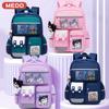 Novas mochilas escolares primárias para meninos e meninas, séries um, três e seis, mochilas infantis fofas de desenho animado, fabricantes por atacado