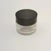 Botella de Crema 50g Botella de Muestra de Vidrio Spot Botella Rellenable de Viaje Botella de Vidrio Transparente Botella de Crema de Vidrio Botella de Vidrio de Alto Valor